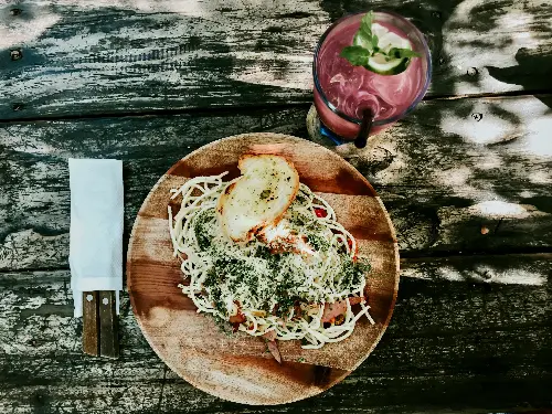Aglio Olio spaghetti