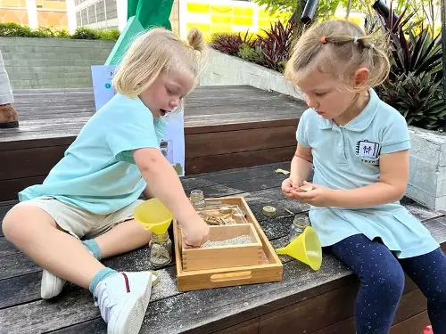 trehaus little learners sand play outdoors