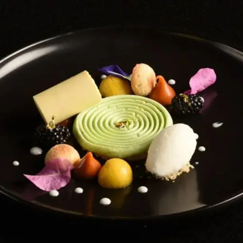 Bai Toey (Pandan, coconut lime, lychee sorbet)