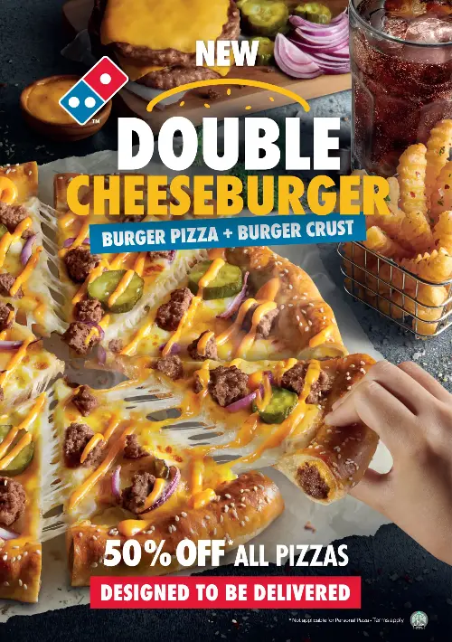 Domino's Double Cheeseburger Pizza KV