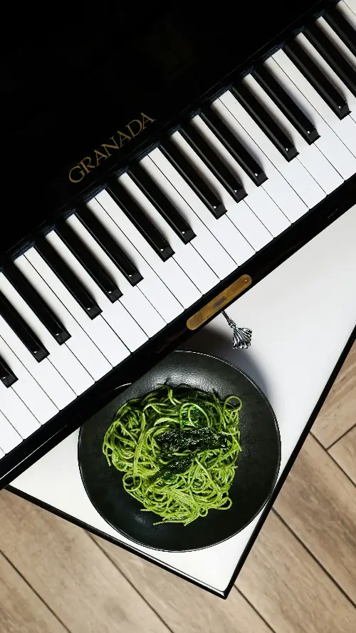 Pesto spaghetti