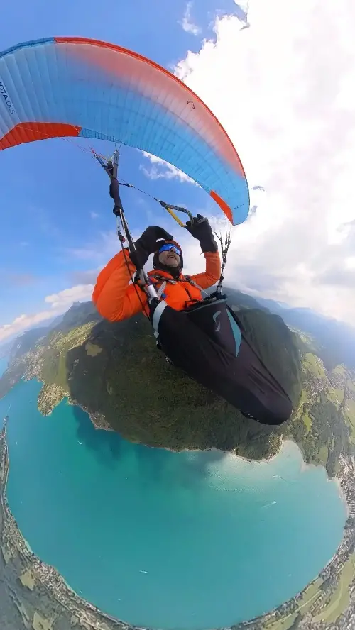 Vishal Dadlani has experienced paragliding in different countries, including France, Switzerland and Spain 