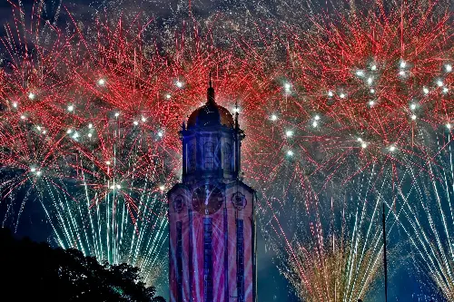 Fireworks, Nature, Night