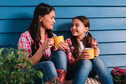 Open communication helps children feel less stressed.